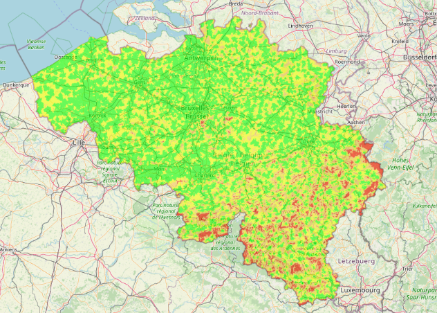 BIPT Telenet 4G dekking