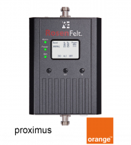 RosenFelt 4G REPEATER (Proximus & Orange) - bellen en 4G internet (1.500 m²)