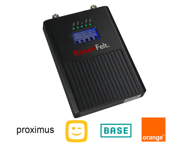 RosenFelt 4G REPEATER (alle providers) - bellen en 4G internet (2.000 m²)