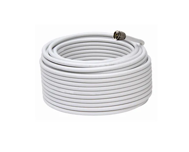 Witte coaxkabel 50 meter Witte coaxkabel 50 meter